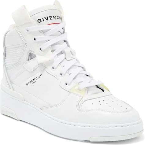 givenchy sneaker rot weiß|Givenchy wing high top sneakers.